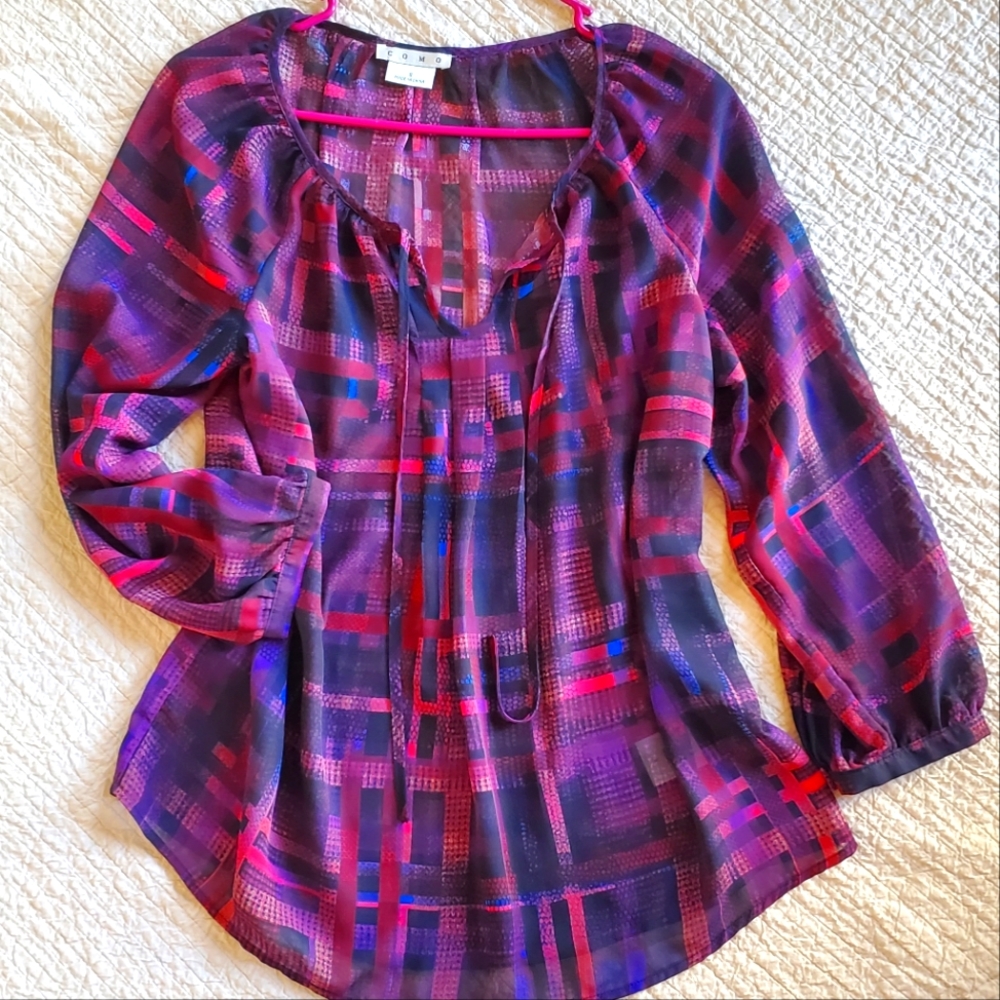 COMO Sheer Blouse